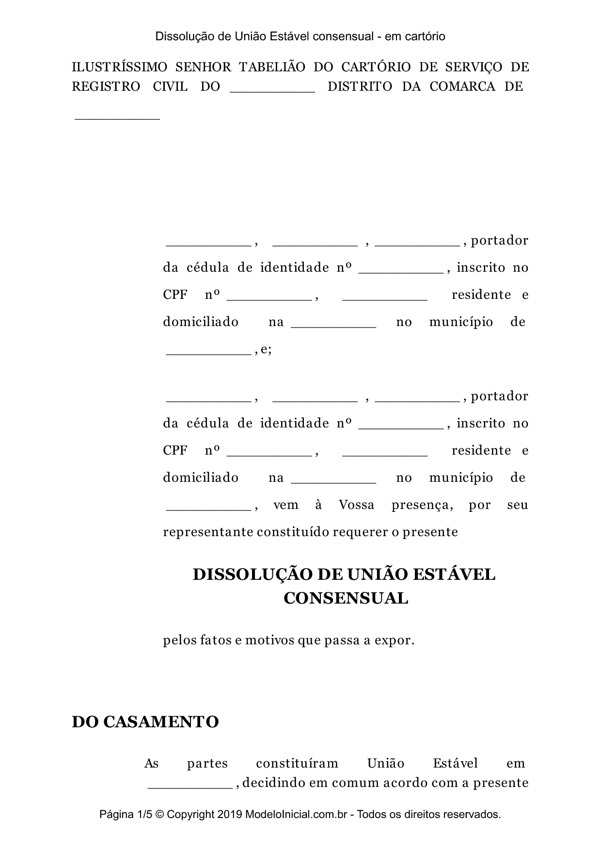 dissolucao de uniao estavel