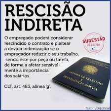 despedida indireta artigo 483