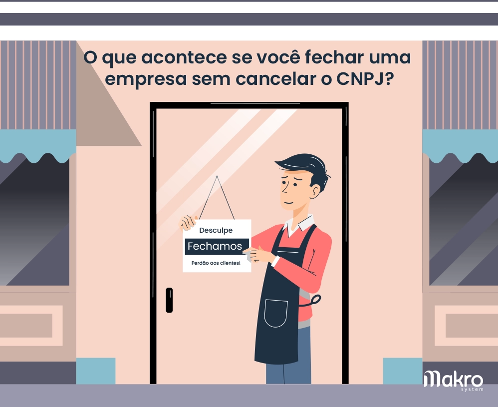 Empresa fechada sem baixa de CNPJ
