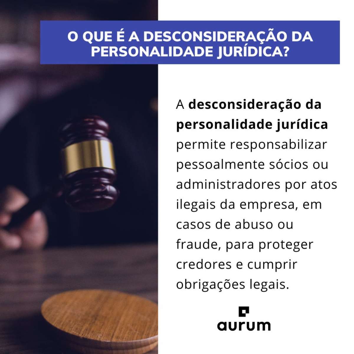 Desconsideração da personalidade jurídica